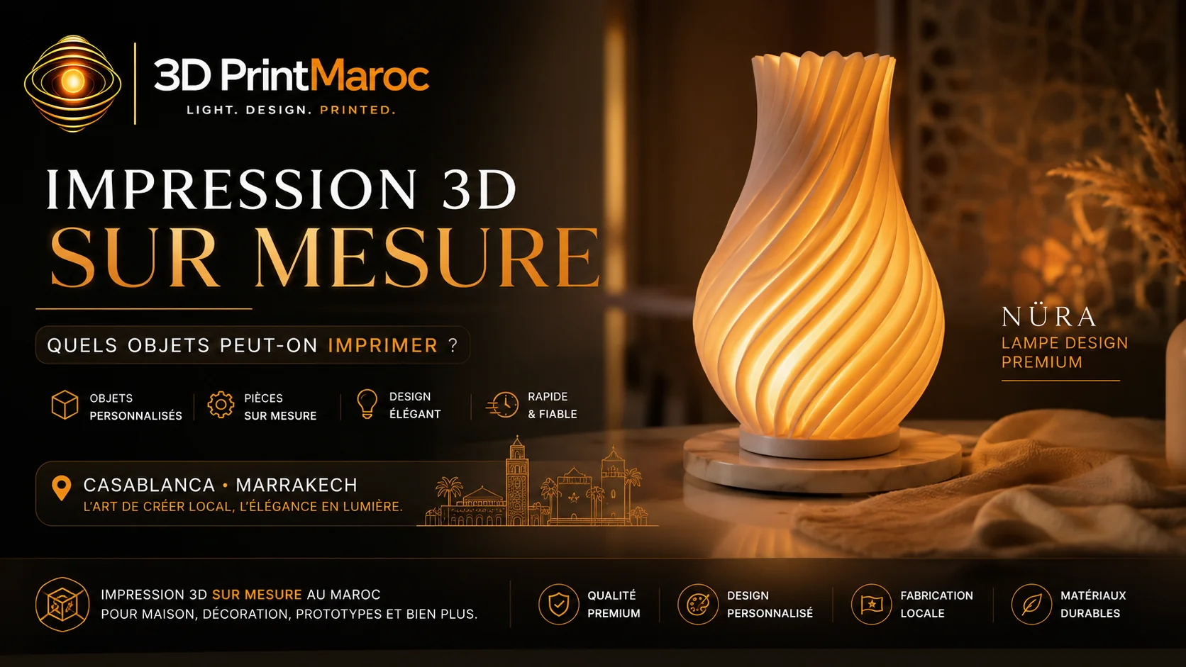 Quel type d'objets peut-on imprimer avec l'impression 3d sur mesure ?