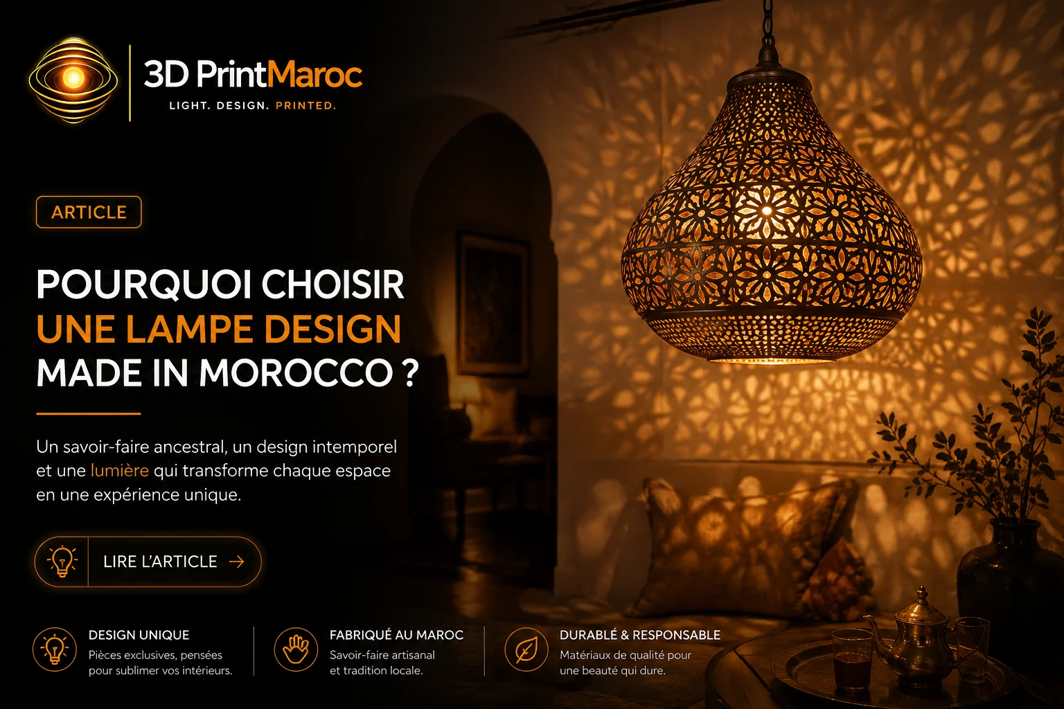 Lampe de Salon Moderne