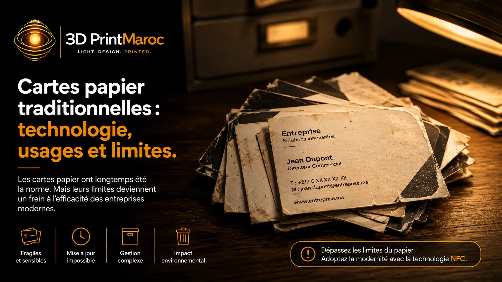 Cartes Papier Traditionnelles vs Flotte NFC Entreprise