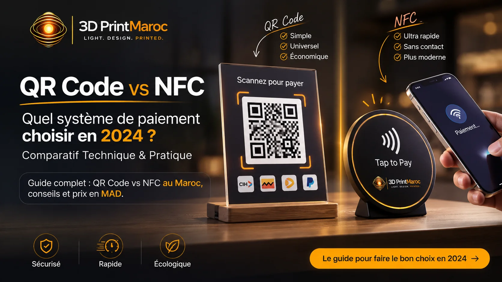 QR Code vs NFC : Quel Système de Paiement Choisir en 2024 ? Comparatif Technique & Pratique